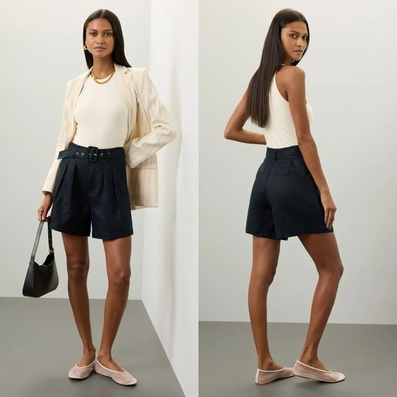 BLANKNYC Set Sail Linen Shorts - Picture 1 of 9